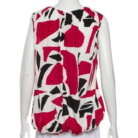 Zero Maria Cornejo silk color block top - Picture 3 of 6